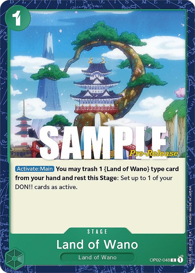 Land of Wano [Paramount War Pre-Release Cards] - Trinity Hobby