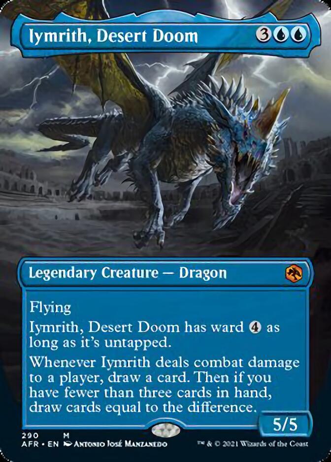 Iymrith, Desert Doom (Borderless Alternate Art) [Dungeons & Dragons: Adventures in the Forgotten Realms] - Trinity Hobby
