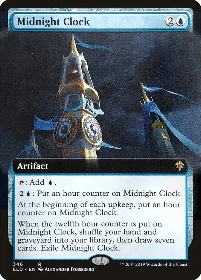 Midnight Clock (Extended Art) [Throne of Eldraine] - Trinity Hobby