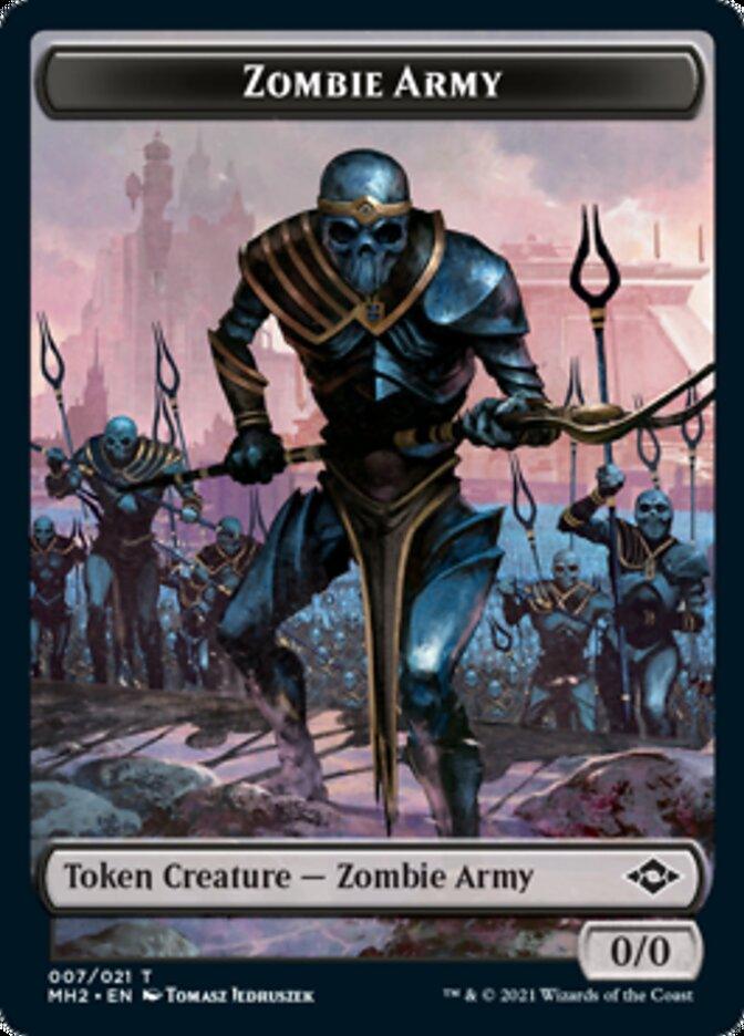 Clue (14) // Zombie Army Double-Sided Token [Modern Horizons 2 Tokens] - Trinity Hobby
