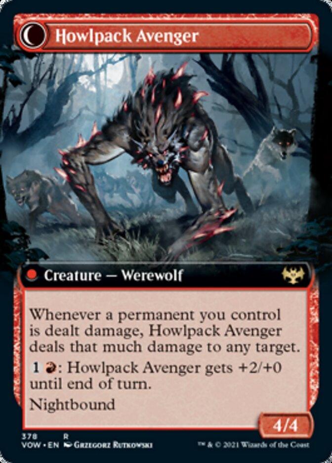 Ill-Tempered Loner // Howlpack Avenger (Extended Art) [Innistrad: Crimson Vow] - Trinity Hobby