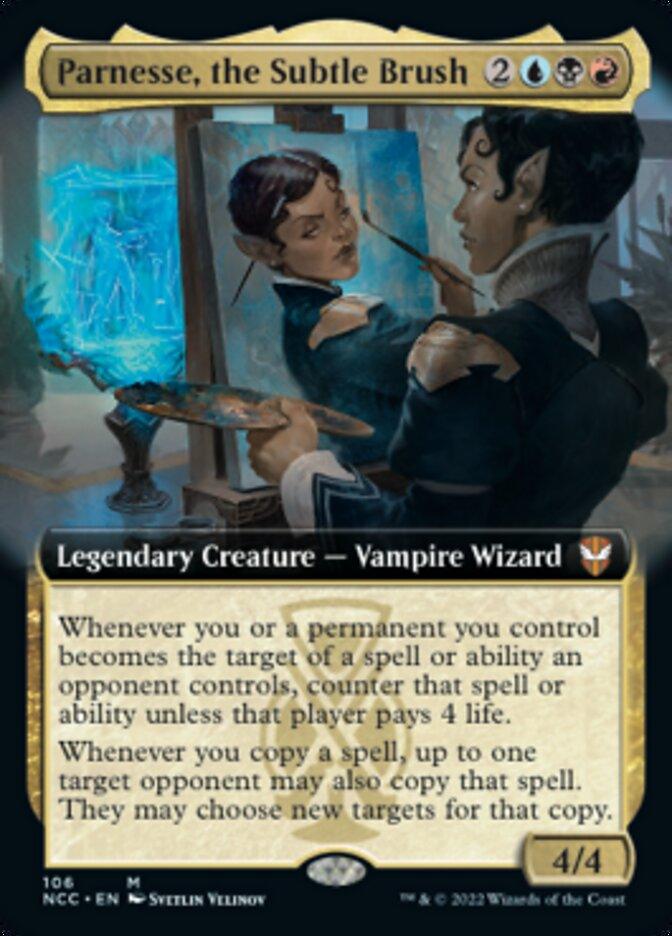 Parnesse, the Subtle Brush (Extended Art) [Streets of New Capenna Commander] - Trinity Hobby