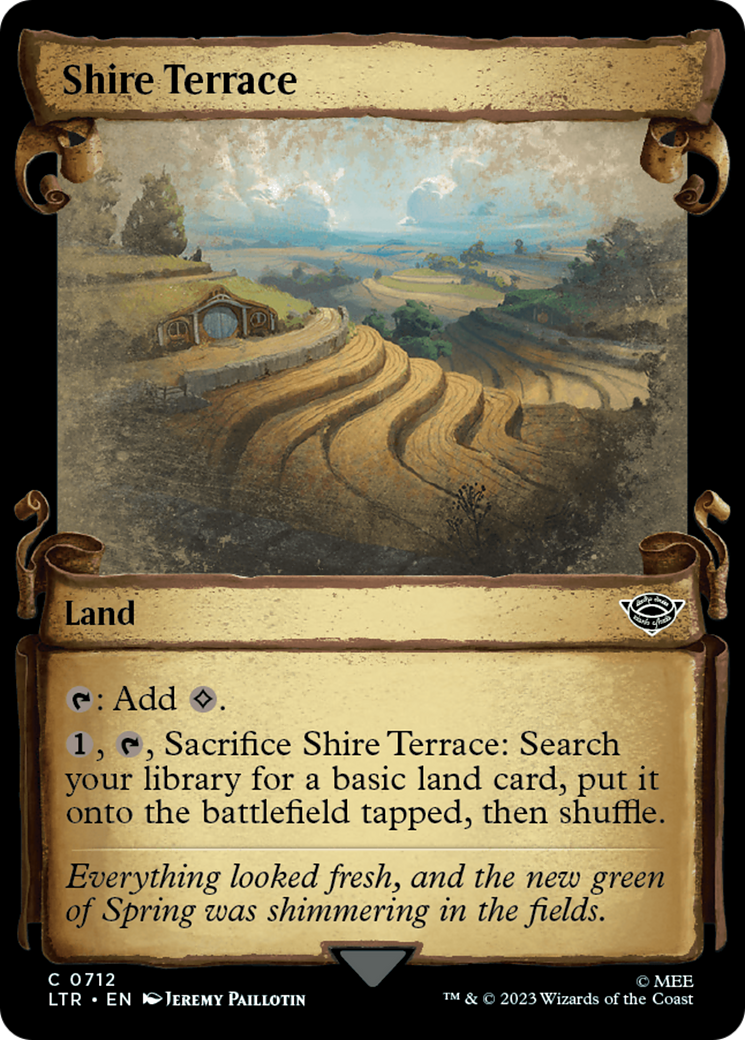 Shire Terrace [The Lord of the Rings: Tales of Middle-Earth Showcase Scrolls] - Trinity Hobby