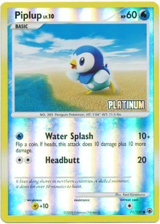 Piplup (71/100) [Burger King Promos: 2009 Collection] - Trinity Hobby