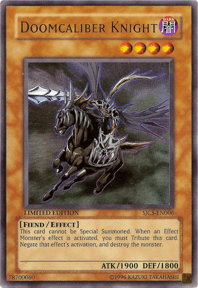 Doomcaliber Knight [SJCS-EN006] Ultra Rare - Trinity Hobby