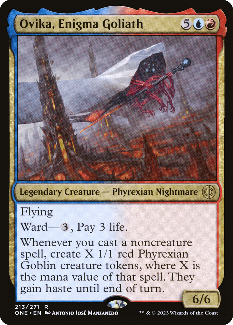Ovika, Enigma Goliath [Phyrexia: All Will Be One] - Trinity Hobby