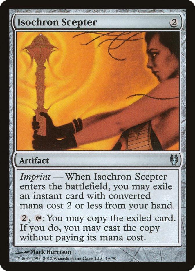 Isochron Scepter [Duel Decks: Izzet vs. Golgari] - Trinity Hobby