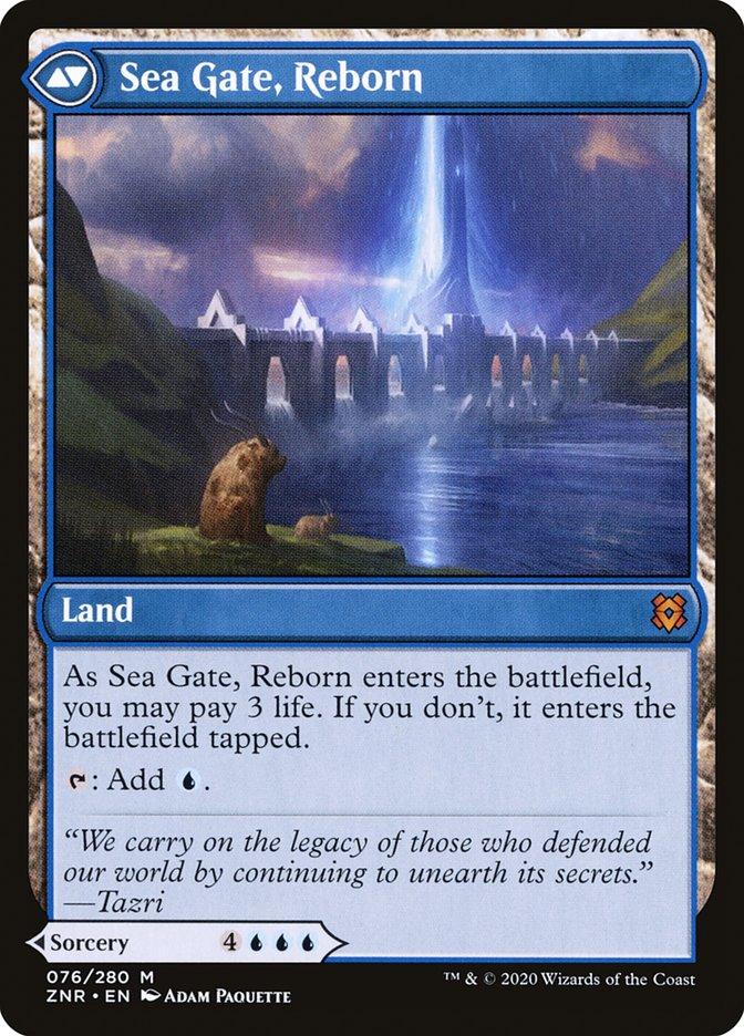 Sea Gate Restoration // Sea Gate, Reborn [Zendikar Rising] - Trinity Hobby