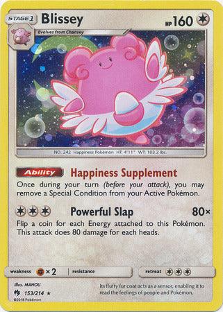 Blissey (153/214) (Cosmos Holo) [Sun & Moon: Lost Thunder] - Trinity Hobby