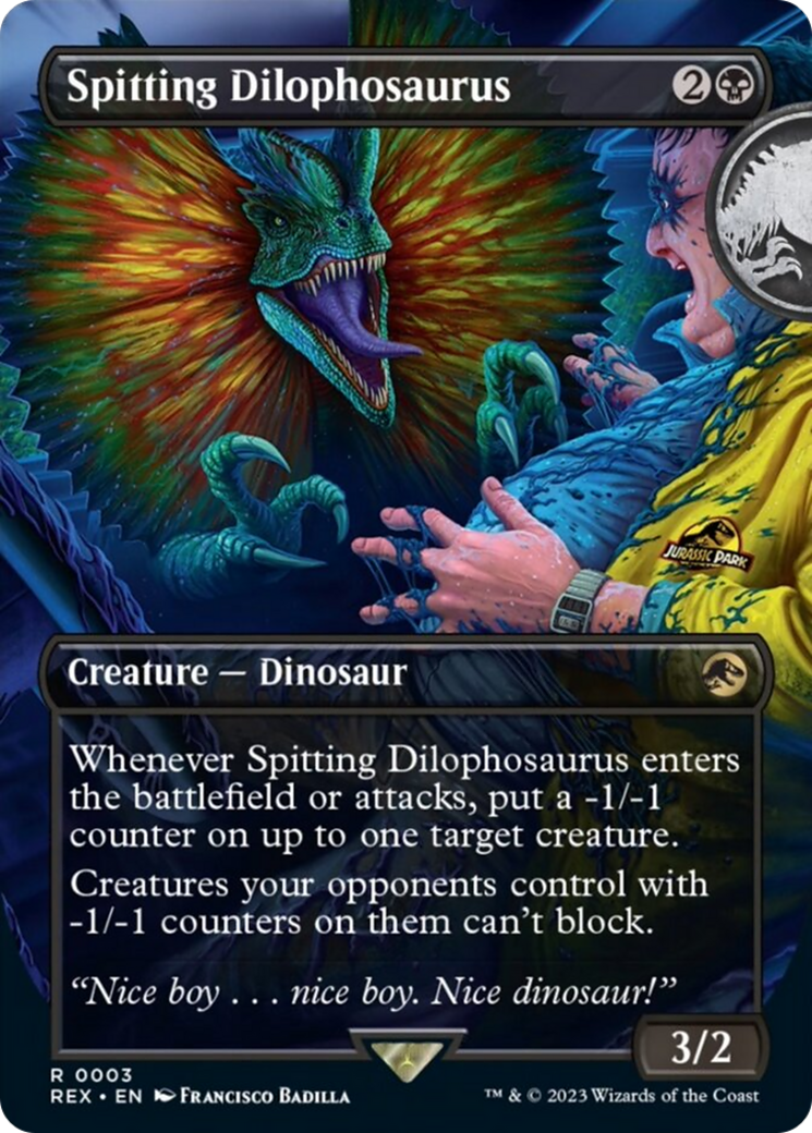 Spitting Dilophosaurus (Borderless) [Jurassic World Collection] - Trinity Hobby