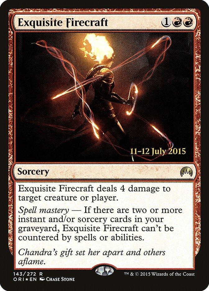 Exquisite Firecraft [Magic Origins Prerelease Promos] - Trinity Hobby