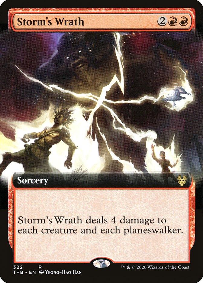 Storm's Wrath (Extended Art) [Theros Beyond Death] - Trinity Hobby