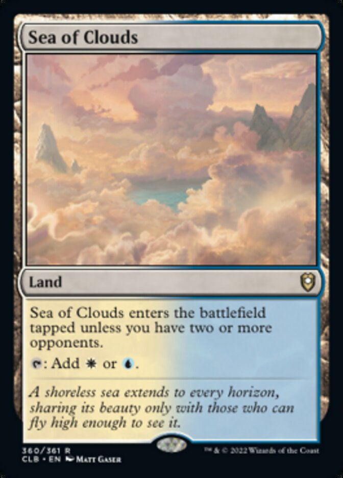 Sea of Clouds [Commander Legends: Battle for Baldur's Gate] - Trinity Hobby