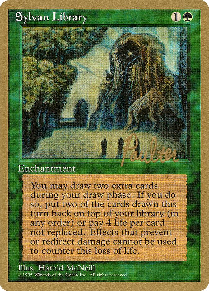 Sylvan Library (Preston Poulter) [Pro Tour Collector Set] - Trinity Hobby