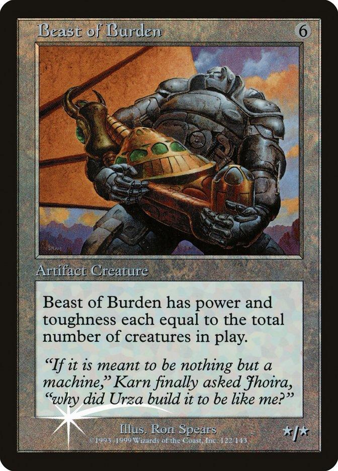 Beast of Burden (Misprinted) [Urza's Legacy Promos] - Trinity Hobby