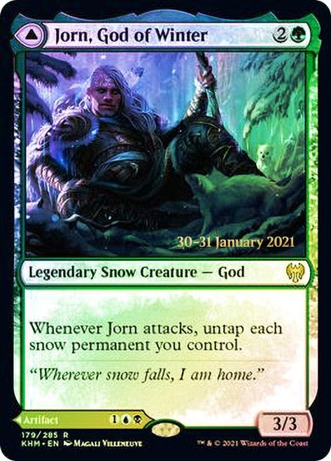 Jorn, God of Winter // Kaldring, the Rimestaff [Kaldheim Prerelease Promos] - Trinity Hobby