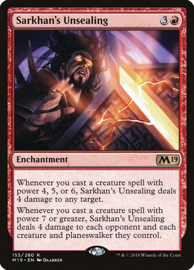 Sarkhan's Unsealing [Core Set 2019] - Trinity Hobby