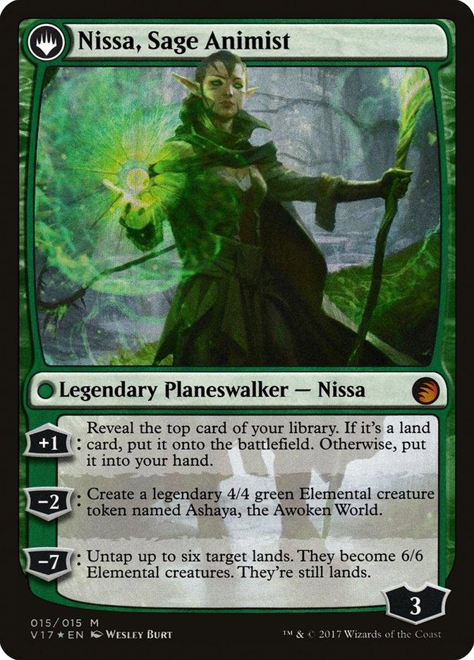 Nissa, Vastwood Seer // Nissa, Sage Animist [From the Vault: Transform] - Trinity Hobby