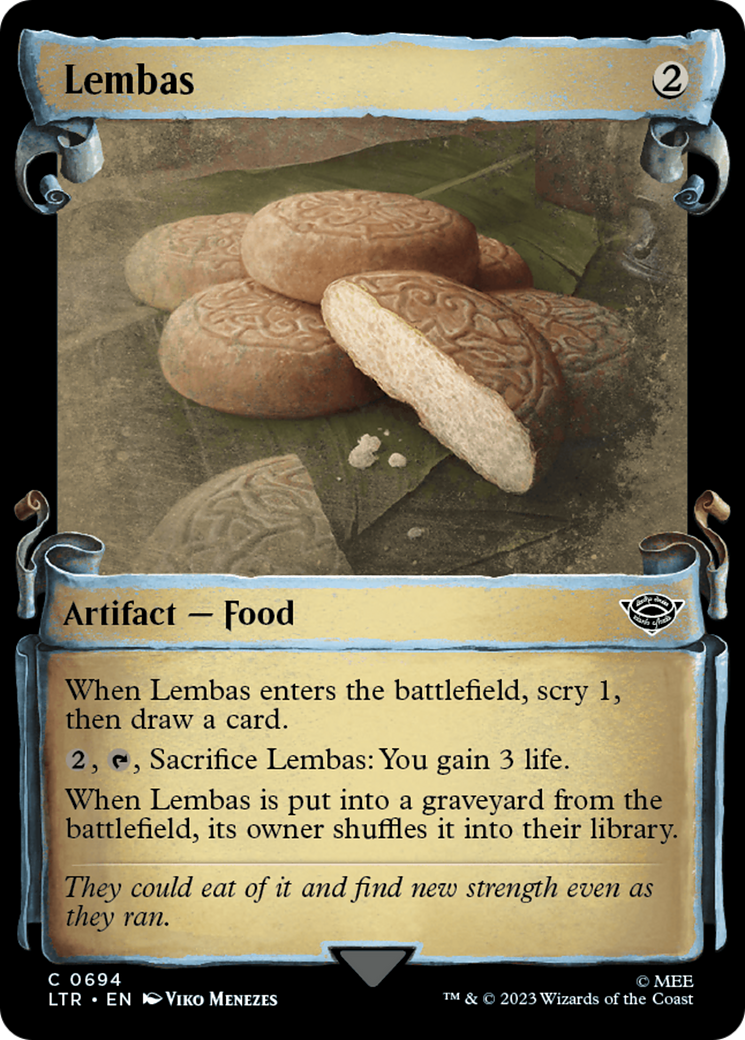 Lembas [The Lord of the Rings: Tales of Middle-Earth Showcase Scrolls] - Trinity Hobby