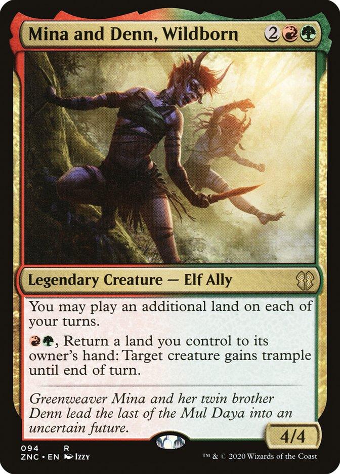Mina and Denn, Wildborn [Zendikar Rising Commander] - Trinity Hobby