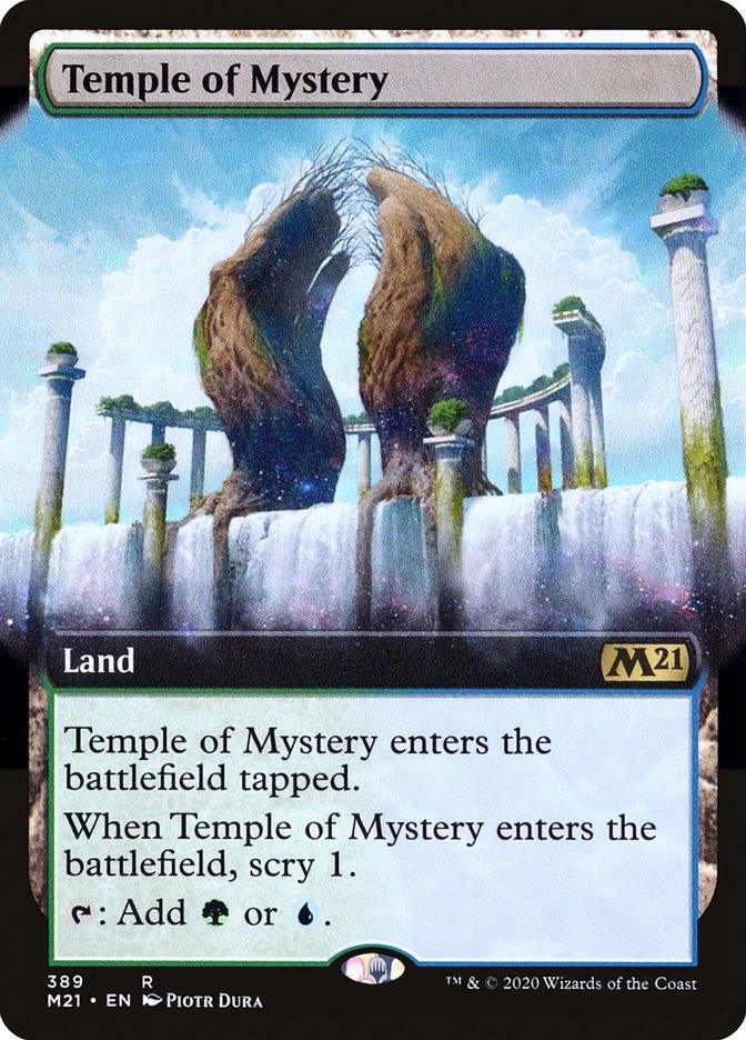 Temple of Mystery (Extended Art) [Core Set 2021] - Trinity Hobby