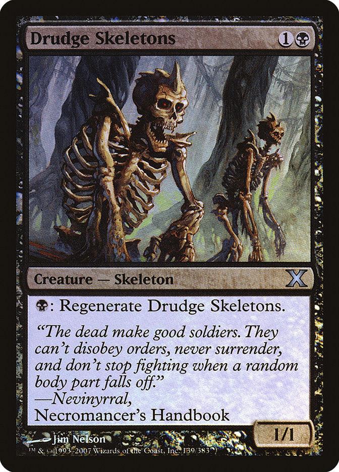 Drudge Skeletons (Premium Foil) [Tenth Edition] - Trinity Hobby
