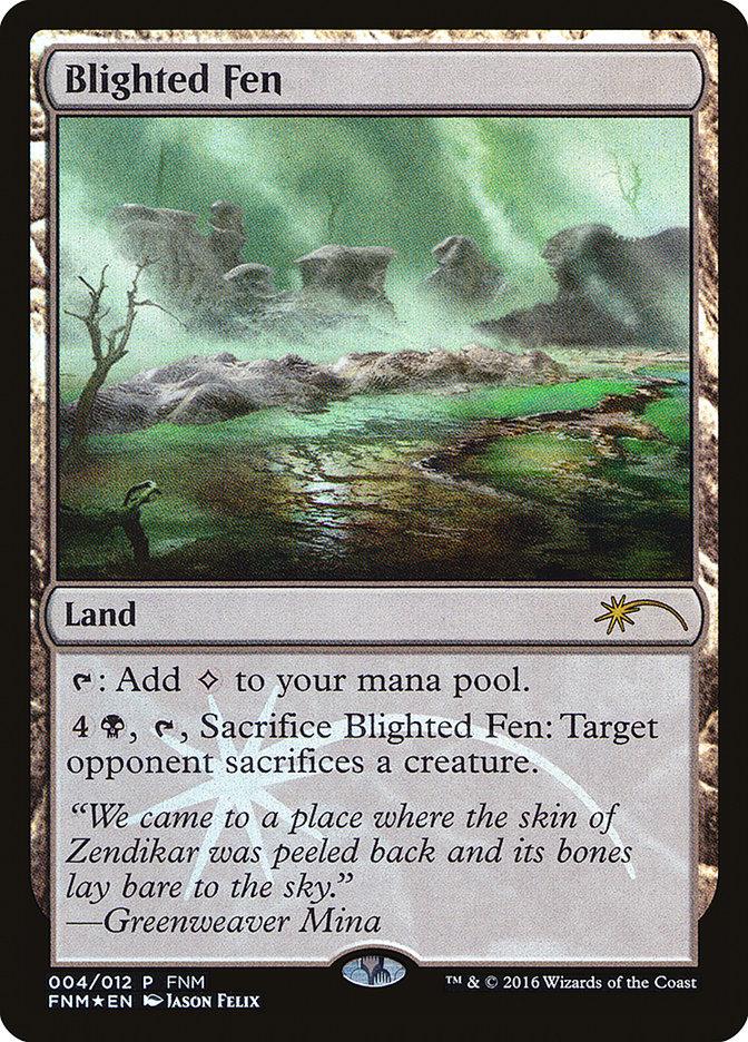 Blighted Fen [Friday Night Magic 2016] - Trinity Hobby