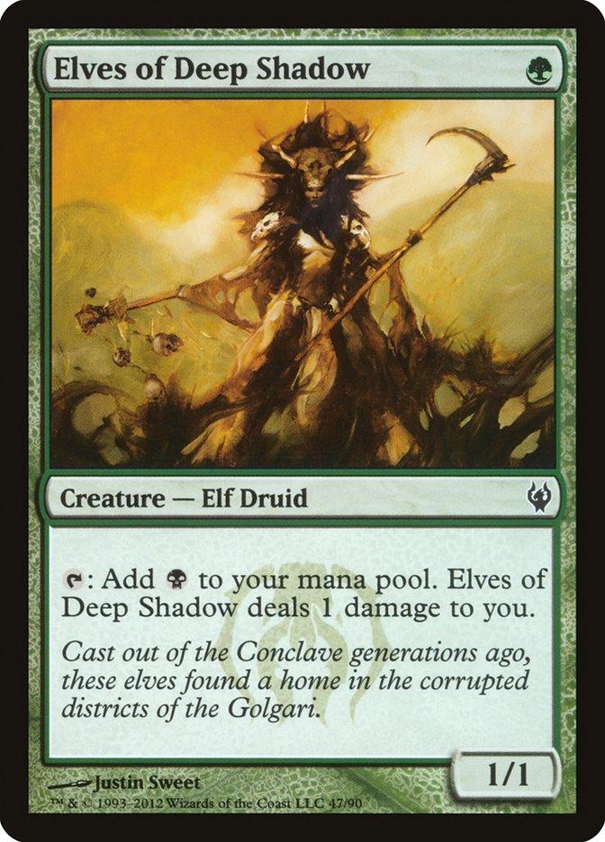 Elves of Deep Shadow [Duel Decks: Izzet vs. Golgari] - Trinity Hobby