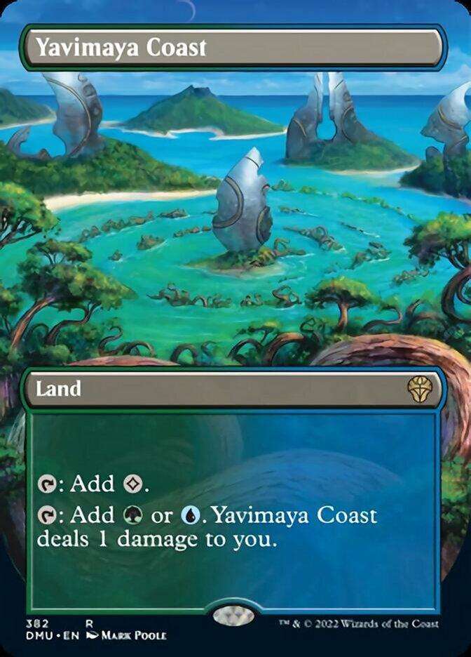 Yavimaya Coast (Borderless Alternate Art) [Dominaria United] - Trinity Hobby