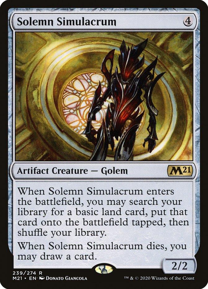 Solemn Simulacrum [Core Set 2021] - Trinity Hobby