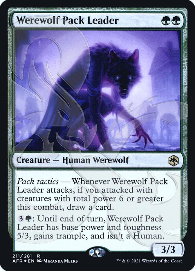 Werewolf Pack Leader (Ampersand Promo) [Dungeons & Dragons: Adventures in the Forgotten Realms Promos] - Trinity Hobby
