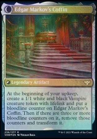 Edgar, Charmed Groom // Edgar Markov's Coffin [Innistrad: Crimson Vow Prerelease Promos] - Trinity Hobby