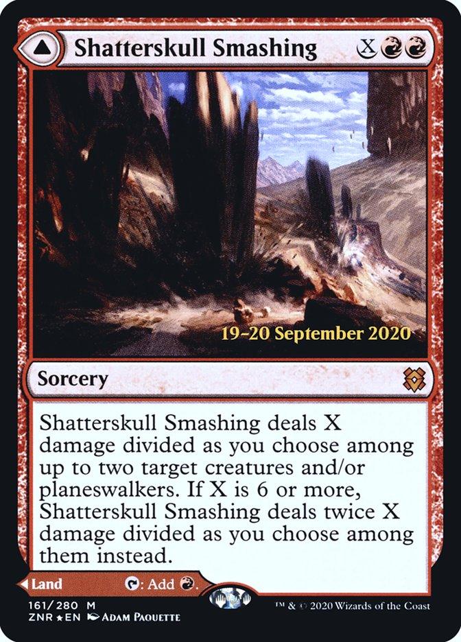 Shatterskull Smashing // Shatterskull, the Hammer Pass [Zendikar Rising Prerelease Promos] - Trinity Hobby