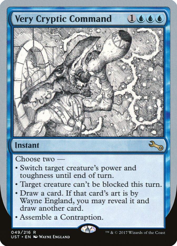 Very Cryptic Command (Black and White Art) [Unstable] - Trinity Hobby