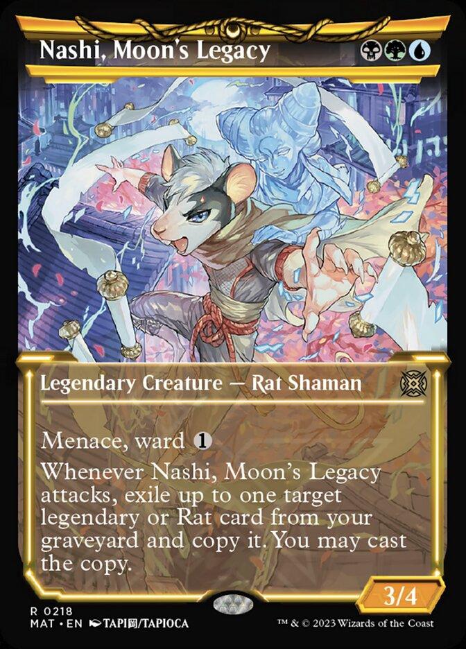 Nashi, Moon's Legacy (Showcase Halo Foil) [March of the Machine: The Aftermath] - Trinity Hobby