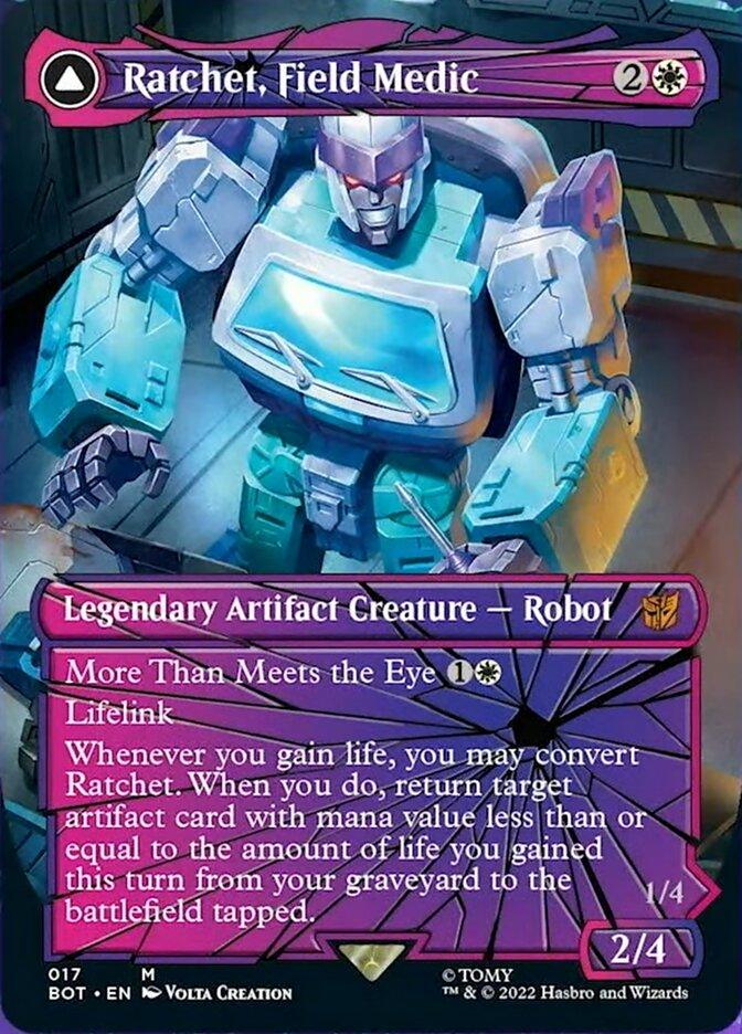Ratchet, Field Medic // Ratchet, Rescue Racer (Shattered Glass) [Transformers] - Trinity Hobby