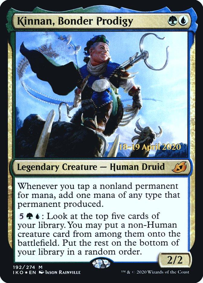 Kinnan, Bonder Prodigy [Ikoria: Lair of Behemoths Prerelease Promos] - Trinity Hobby