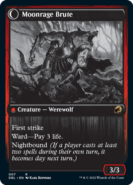 Brutal Cathar // Moonrage Brute [Innistrad: Double Feature] - Trinity Hobby