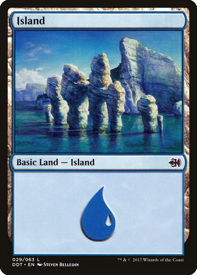 Island (29) [Duel Decks: Merfolk vs. Goblins] - Trinity Hobby