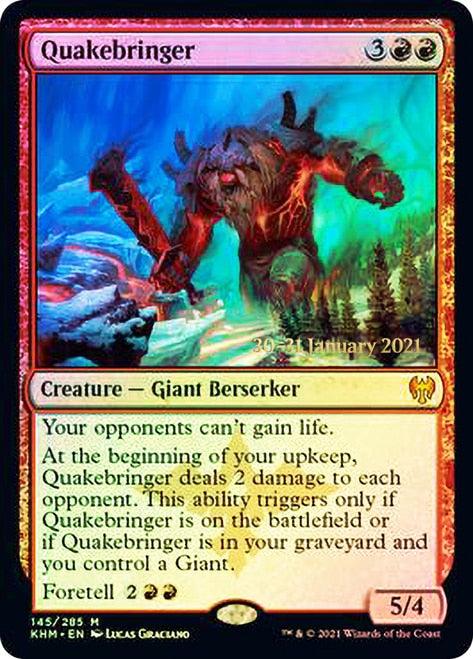 Quakebringer [Kaldheim Prerelease Promos] - Trinity Hobby