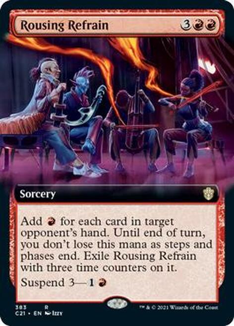 Rousing Refrain (Extended Art) [Commander 2021] - Trinity Hobby