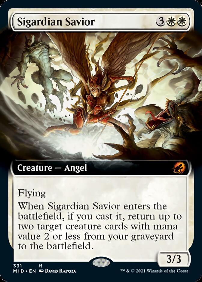 Sigardian Savior (Extended Art) [Innistrad: Midnight Hunt] - Trinity Hobby