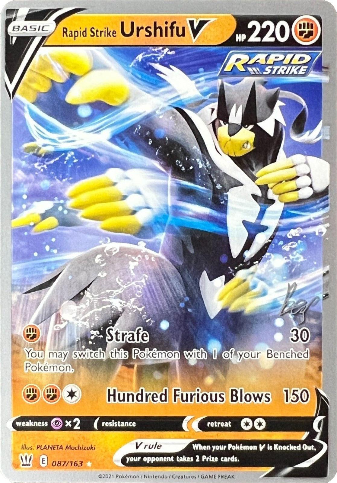 Rapid Strike Urshifu V (087/163) (Cheryl Again - Sebastian Lashmet) [World Championships 2022] - Trinity Hobby