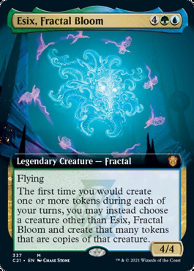 Esix, Fractal Bloom (Extended Art) [Commander 2021] - Trinity Hobby