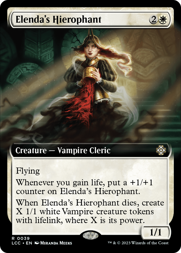 Elenda's Hierophant (Extended Art) [The Lost Caverns of Ixalan Commander] - Trinity Hobby