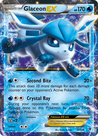 Glaceon EX (20/124) [XY: Fates Collide] - Trinity Hobby