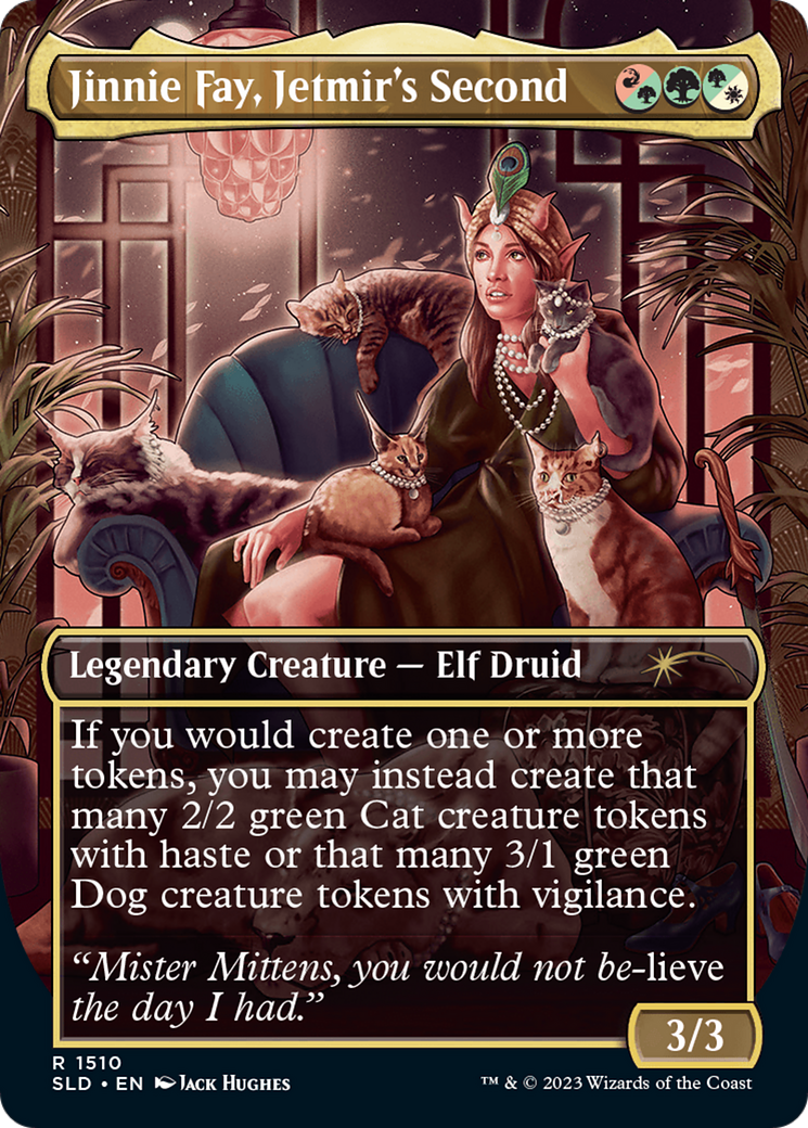 Jinnie Fay, Jetmir's Second // Jinnie Fay, Jetmir's Second [Secret Lair Commander Deck: Raining Cats and Dogs] - Trinity Hobby