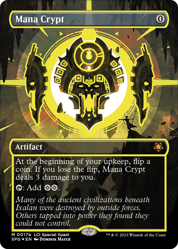 Mana Crypt (0017b) (Borderless) [The Lost Caverns of Ixalan Special Guests] - Trinity Hobby