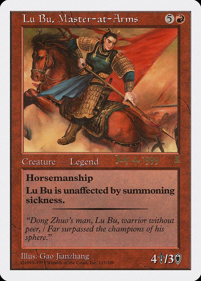 Lu Bu, Master-at-Arms (July 4, 1999) [Portal Three Kingdoms Promos] - Trinity Hobby