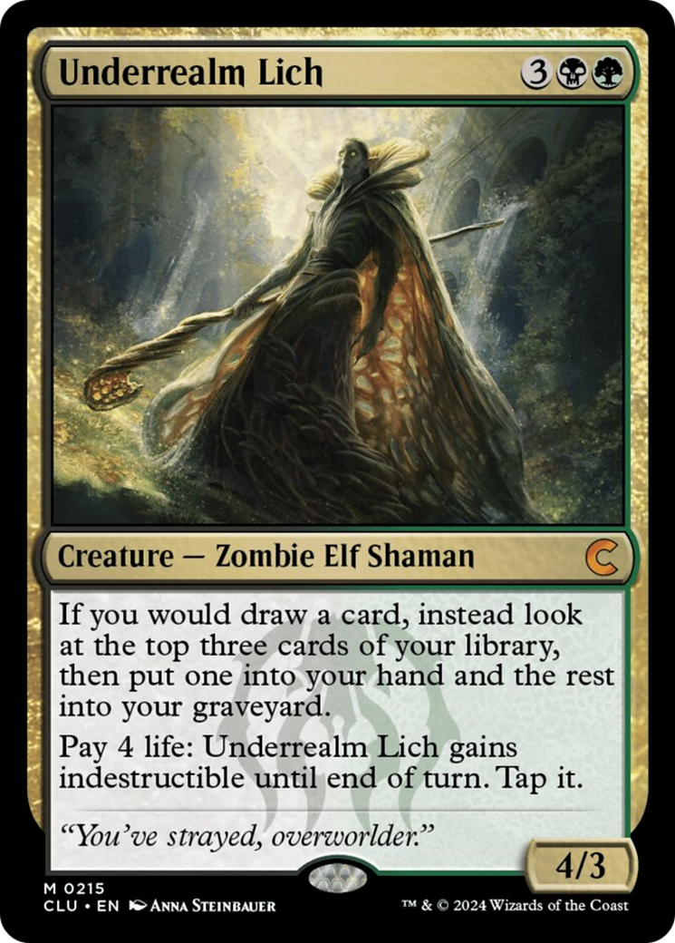 Underrealm Lich [Ravnica: Clue Edition] - Trinity Hobby